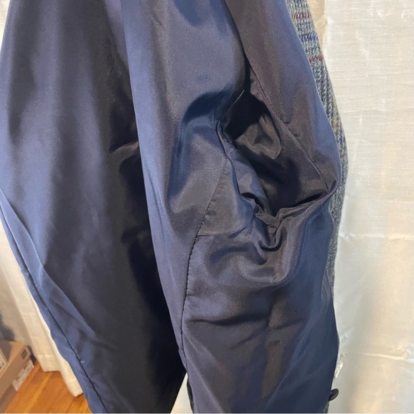 Vintage International Scene wool blazer, size small, herringbone and plaid - Picture 11 of 16